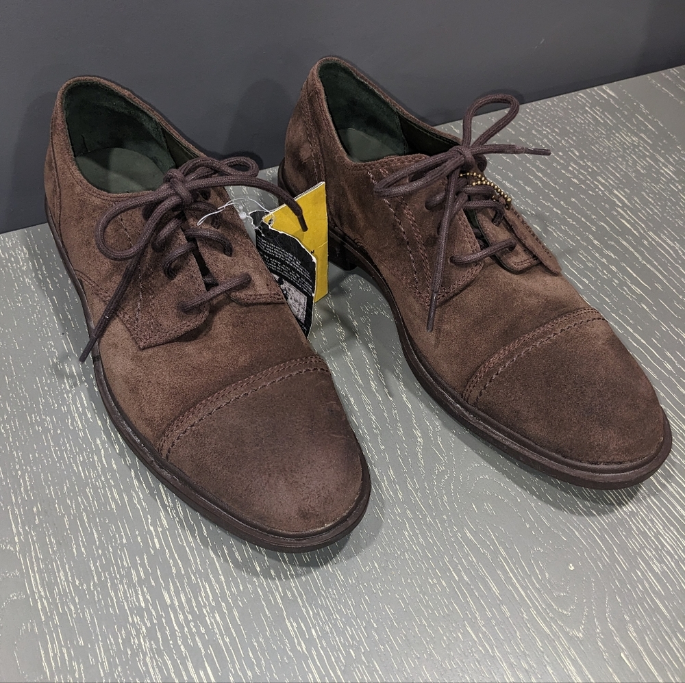 New Sebago Waterproof Drysides with Vibram Soles Brown Suede Men's 7.5-8